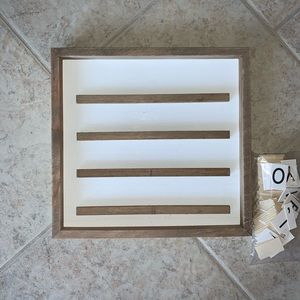 Wooden Letter Board